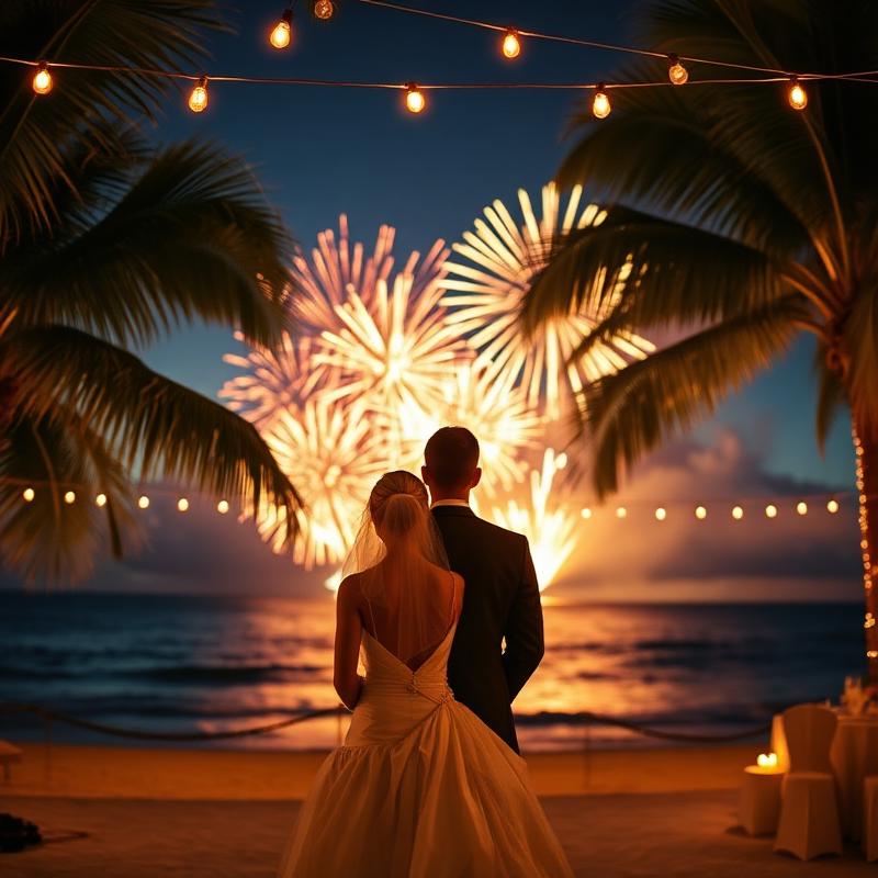 Evening Fireworks Reception